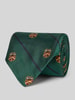 Polo Ralph Lauren Stropdas van zijde in all-over look (8 cm) Donkergroen