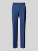 BOSS Spodnie do garnituru w jednolitym kolorze model ‘Lenon’ Granatowy