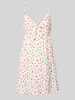 Only A-Linie Minikleid aus reiner Viskose Modell 'NOVA LIFE' Offwhite
