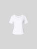 Juvia T-Shirt mit Rundhalsausschnitt Weiss