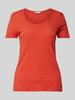 Marc O'Polo Shaped fit T-shirt van puur katoen  Oranje