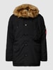 Alpha Industries Parka mit Pelzkragen Modell 'POLAR' Anthrazit