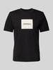 Jack & Jones T-Shirt mit Label-Print Modell 'SPLIT' Black