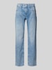 MAC Straight Fit Jeans im 5-Pocket-Design Hellblau