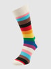 Happy Socks Sokken met streepmotief Offwhite