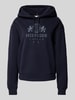 Tommy Hilfiger Hoodie met labelstitching Donkerblauw