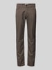 Brax Regular fit broek in 5-pocketmodel, model 'CADIZ' Hazelnoot