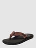 Quiksilver Zehentrenner mit ausgefranstem Saum Modell 'MONKEY ABYSS' Mittelbraun