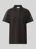 Calvin Klein Jeans Poloshirt mit Label-Detail Black