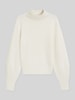 HUGO Loose Fit Pullover aus Woll-Mix mit Kaschmir-Anteil Modell 'SORELLASIO' Offwhite