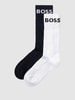 BOSS Socken mit Label-Schriftzug im 2er-Pack Modell 'Sport' Marine