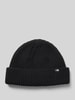 The North Face Strickmütze mit Label-Patch Black