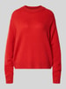 Christian Berg Woman Kasjmier pullover met ribboorden Rood