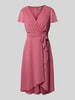 Christian Berg Cocktail Cocktailkleid in Wickel-Optik Altrosa Melange