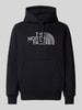 The North Face Hoodie met labelprint Zwart