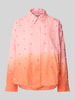 Essentiel Antwerp Regular Fit Bluse mit Pailletten Modell 'Harkansas' Orange