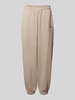 LeGer by Lena Gercke Sweatpants met elastische band, model 'Maxime' Beige