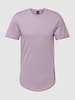 Only & Sons T-shirt met labelpatch, model 'MATT' Lila