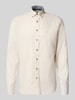 Fynch-Hatton Regular Fit Freizeithemd mit Button-Down-Kragen Beige