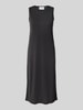 Vila Midi-jurk met ronde hals, model 'MODALA' Zwart