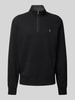 Polo Ralph Lauren Sweatshirt mit Label-Stitching Black