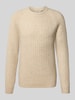 Blend Strickpullover mit Rundhalsausschnitt Modell 'DEXTER' Offwhite