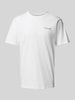 COLUMBIA T-Shirt mit Label-Stitching Weiss