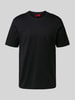 HUGO Regular Fit T-Shirt aus reiner Baumwolle Modell 'DIMERSTEE' Black
