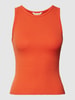 REVIEW Tanktop in Ripp-Optik Dunkel Orange