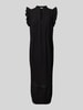 mbyM Maxi-jurk met tuniekkraag, model 'Gemala' Zwart