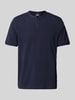 Cinque Slim Fit Poloshirt mit Rundhalsausschnitt Modell 'LANO' Marine