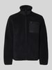 Only & Sons Regular Fit Webpelzjacke mit Mesh Innenstoff Modell 'DALLAS' Black