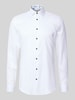 Jake*s Super Slim Fit Business Hemd aus Baumwolle mit Kentkragen Weiss