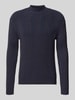 Cinque Gebreide pullover met ribboorden, model 'BRIAN' Donkerblauw