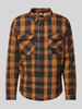 VINTAGE INDUSTRIES Regular fit overhemdjack met labeldetail, model 'CRAFT' Geel