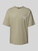 The North Face T-shirt z nadrukiem z logo Jasnoszary