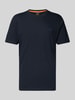 BOSS Orange T-shirt van zuiver katoen Marineblauw