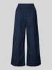 Marc O'Polo Denim Wide Leg Culotte mit elastischem Bund Marine