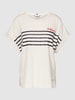 Tommy Hilfiger T-Shirt mit Streifenmuster Ecru
