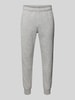 CHAMPION Regular fit sweatpants met logostitching Middengrijs gemêleerd