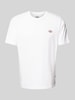 Dickies T-Shirt mit Label-Print Modell 'MAPLETON' Weiss