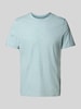 MCNEAL T-Shirt mit geripptem Rundhalsausschnitt Aqua