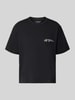 Jack & Jones T-Shirt mit Label-Stitching Black