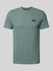 Superdry T-Shirt mit Label-Stitching Gruen