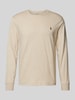 Polo Ralph Lauren Regular Fit Longsleeve mit Label-Stitching Sand