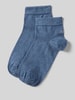 JOOP! Collection Sneakersocken mit Label-Print Jeansblau Melange