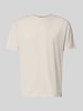 Scotch & Soda T-Shirt mit Rundhalsausschnitt und Rollsaum Hellgrau