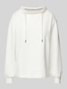 Monari Sweatshirt mit Tunnelzug Weiss