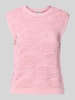Jake*s Casual Regular Fit Stricktop mit Crochet Fuchsia