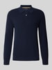Christian Berg Men Slim Fit Poloshirt mit Knopfleiste Marine